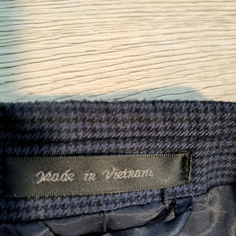 Lauren Ralph Lauren LRL Blazer Mens 42R Houndstooth‎ Suit Jacket Sport Coat